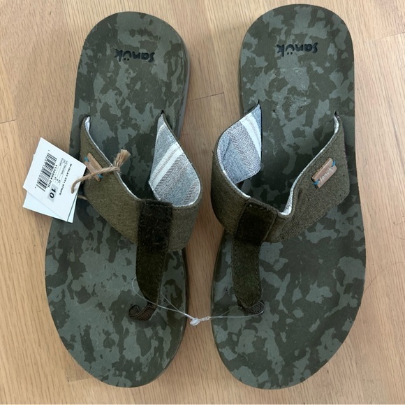 Sanuk Shoes - Sanuk Islay ST+ Women’s Sandals Green  Size 10 NWT
Beach Ocean Summer Surf Foam